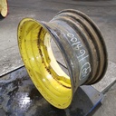 15"W x 30"D, John Deere Yellow 8-Hole Waffle Wheel (Groups of 2 Bolts)