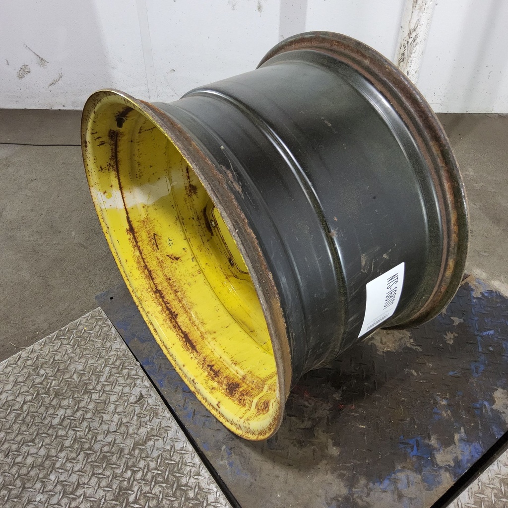 18"W x 28"D, John Deere Yellow 8-Hole Waffle Wheel (Groups of 2 Bolts)