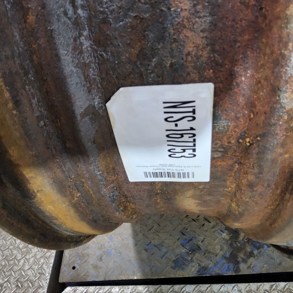 15"W x 50"D, Agco Corp Gray 12-Hole Stub Disc , 2.88" Offset