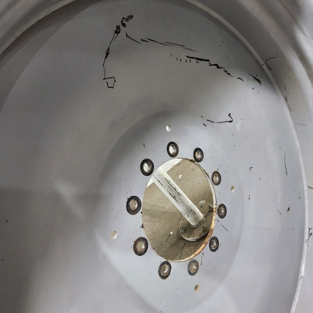 15"W x 50"D, Agco Corp Gray 10-Hole Formed Plate , 2.88" Offset