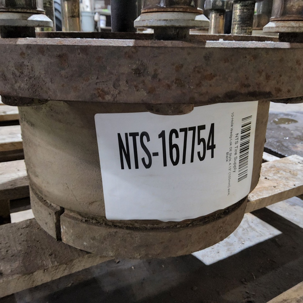 10-Hole Wedg-Lok OE Style, 4.13" (105mm) axle, Black