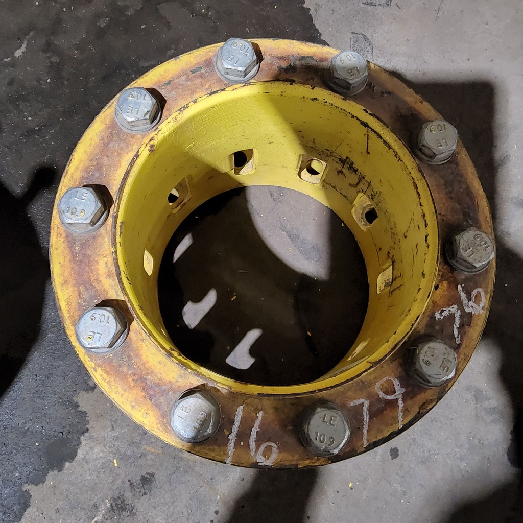 10-Hole 10"L Hub Extension, John Deere Yellow