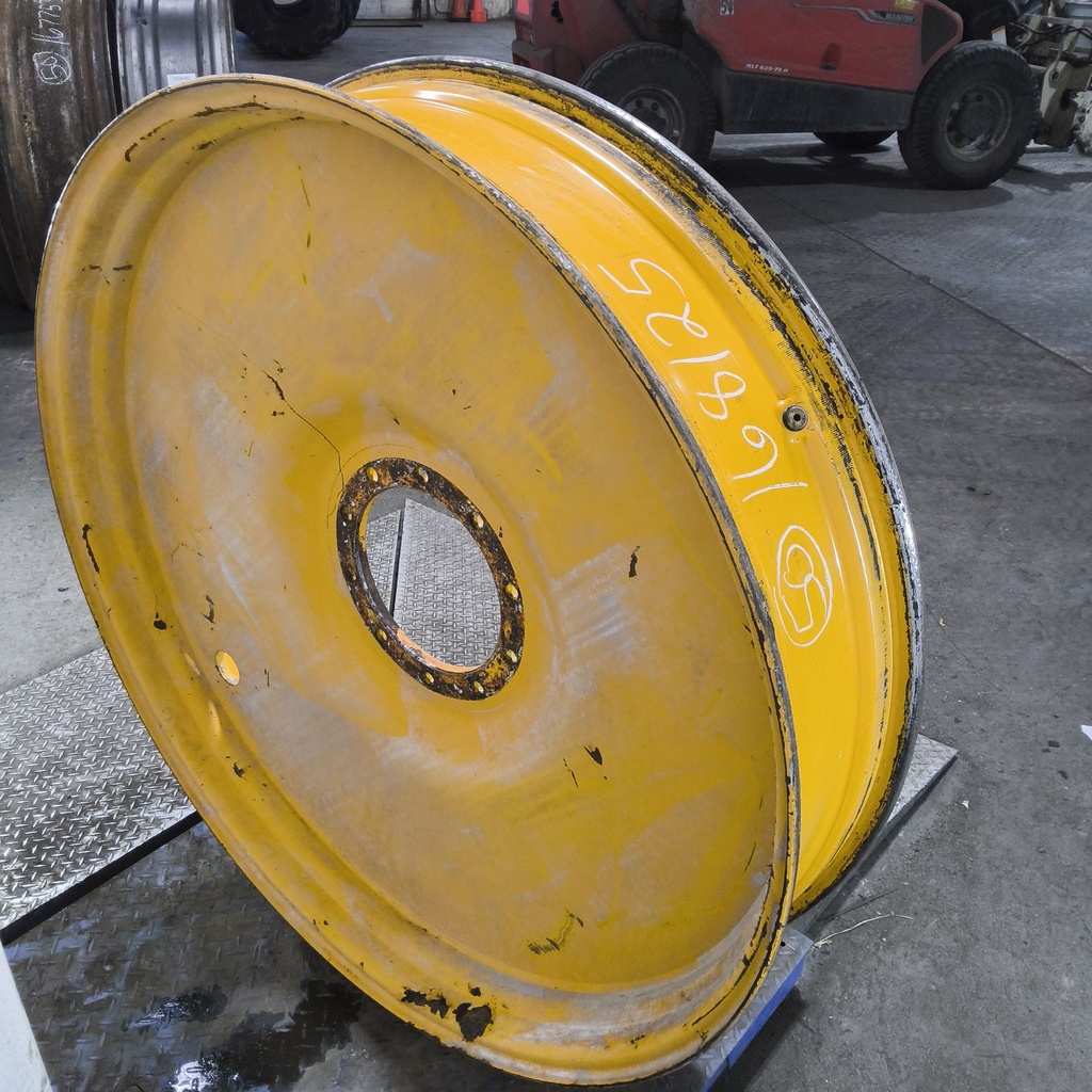 10"W x 50"D, Hagie Orange 10-Hole Formed Plate Sprayer , 1.12" Offset