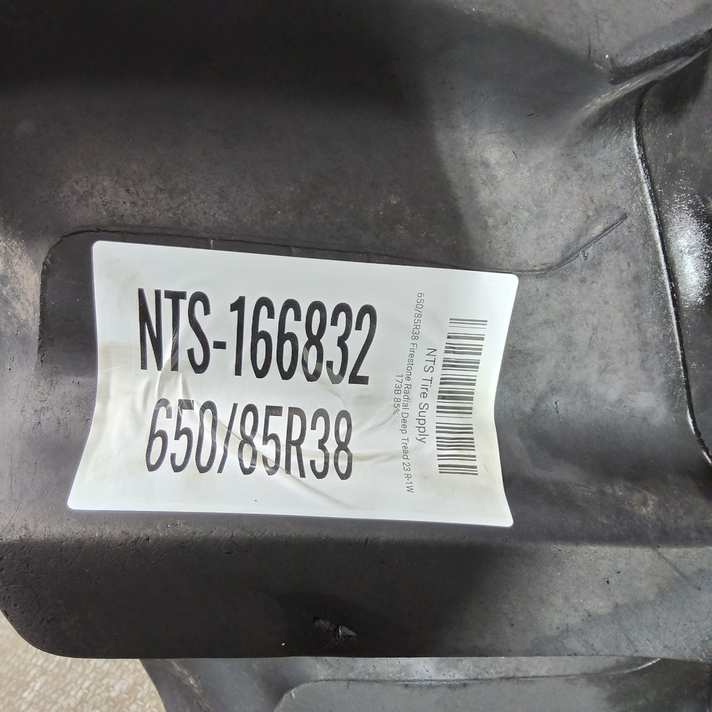 650/85R38 Firestone Radial Deep Tread 23 R-1W 173B 85%
