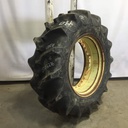 480/70R34 Goodyear Farm Special Sure Grip Radial TD8 R-2 on John Deere Yellow 12-Hole Waffle Wheel (Groups of 3 bolts) 70%