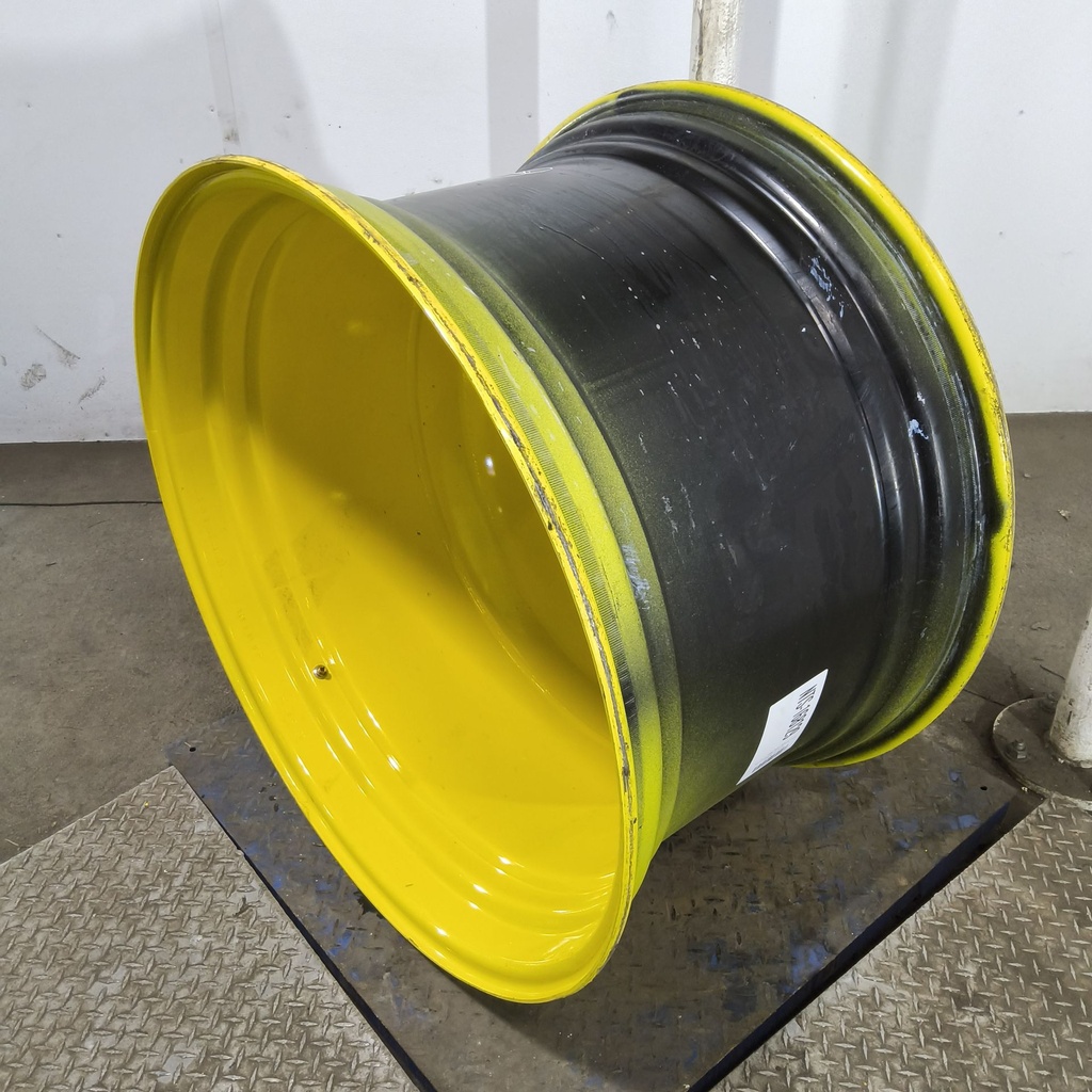 23"W x 38"D, John Deere Yellow 20-Hole Dolly Dual , -16.38" Offset