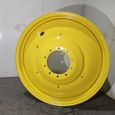 23"W x 42"D, John Deere Yellow 10-Hole Formed Plate , -13.88" Offset