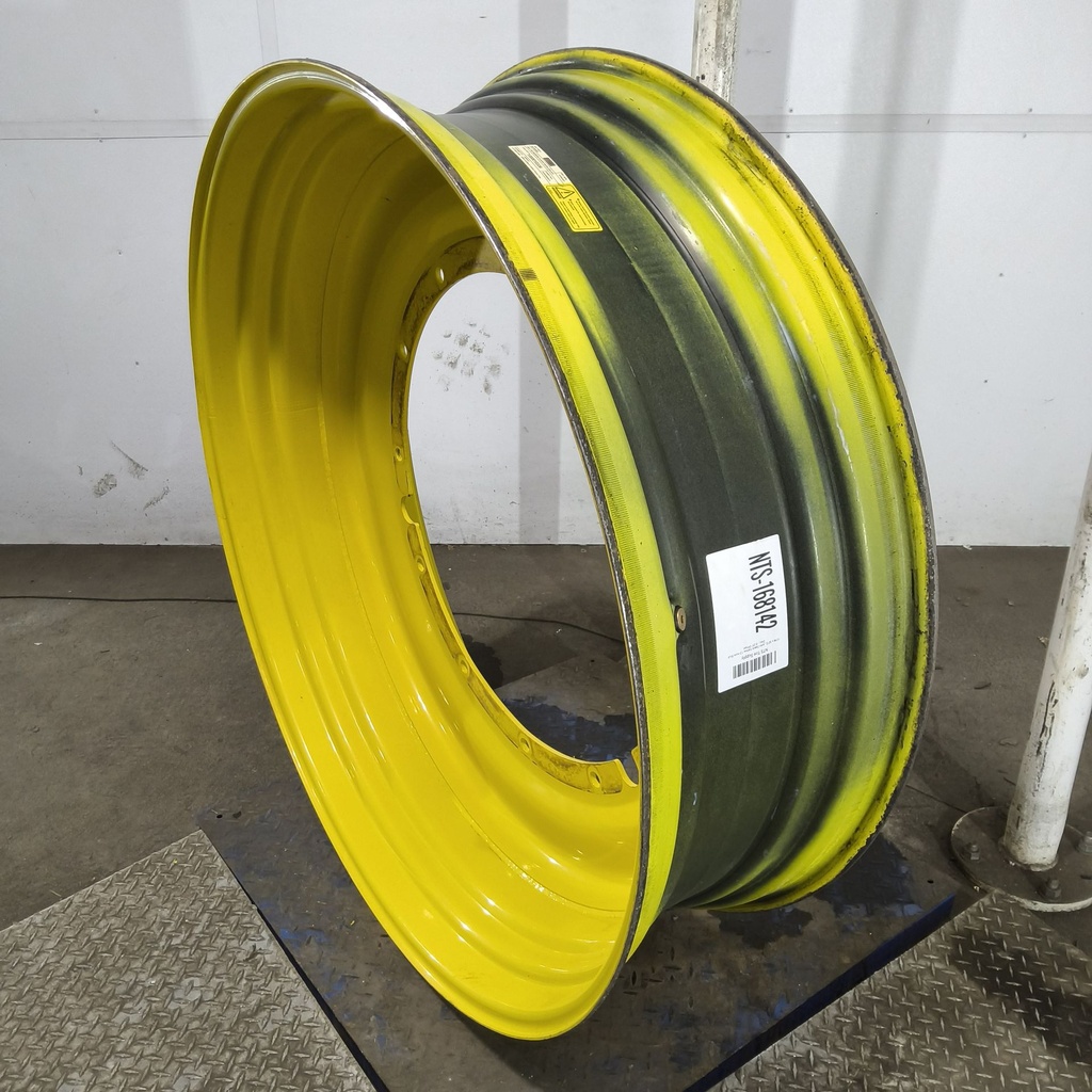 15"W x 50"D, John Deere Yellow 12-Hole Stub Disc , -3.25" Offset