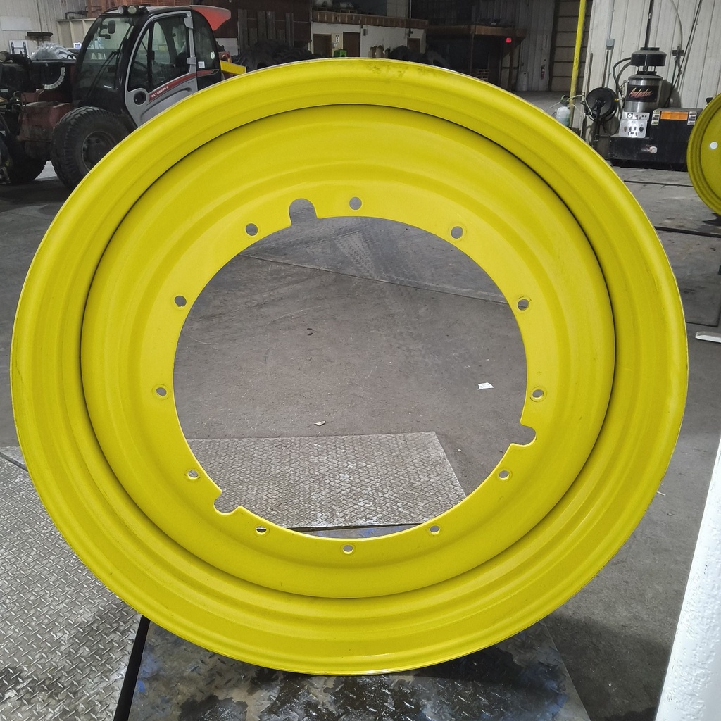 15"W x 50"D, John Deere Yellow 12-Hole Stub Disc , -3.25" Offset