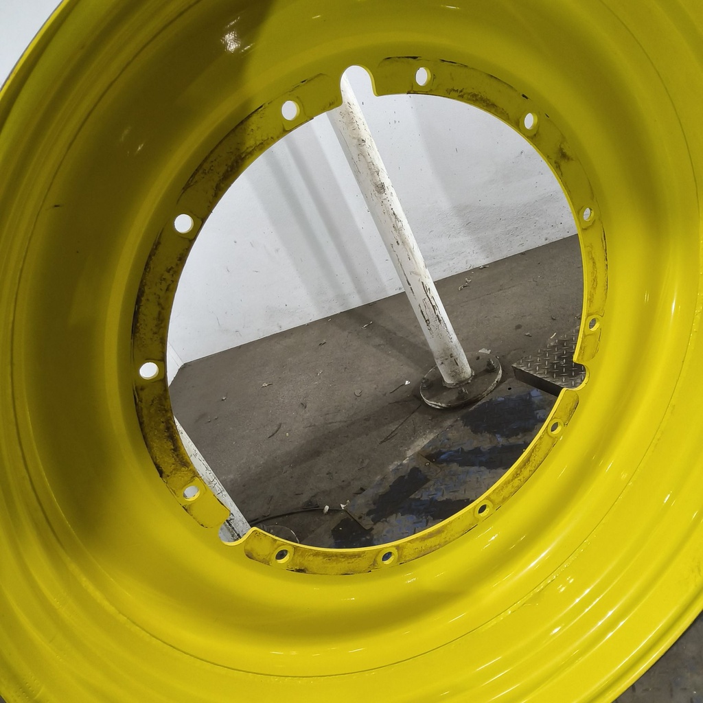 15"W x 50"D, John Deere Yellow 12-Hole Stub Disc , -3.25" Offset