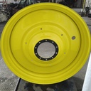 15"W x 50"D, John Deere Yellow 10-Hole Formed Plate , -6.88" Offset