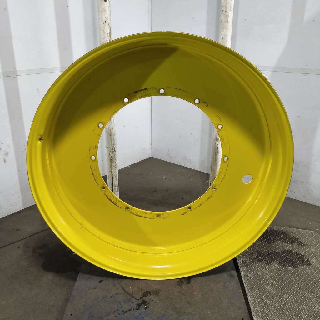 12"W x 54"D, John Deere Yellow 12-Hole Stub Disc , -3.25" Offset