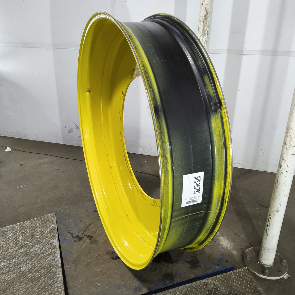 12"W x 54"D, John Deere Yellow 12-Hole Stub Disc , -3.25" Offset