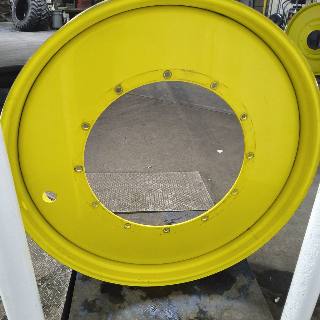 12"W x 54"D, John Deere Yellow 12-Hole Stub Disc , -3.25" Offset