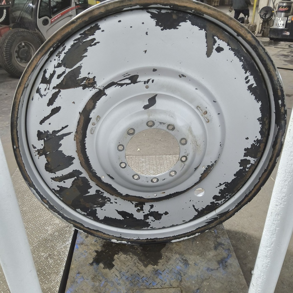 12"W x 54"D, Case IH Silver Mist 10-Hole Formed Plate , -9.25" Offset