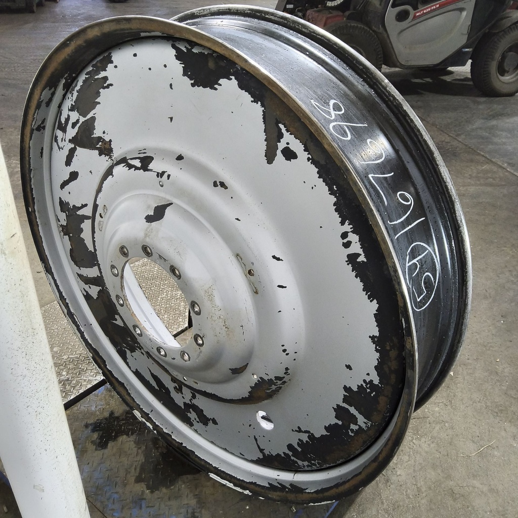 12"W x 54"D, Case IH Silver Mist 10-Hole Formed Plate , -9.25" Offset