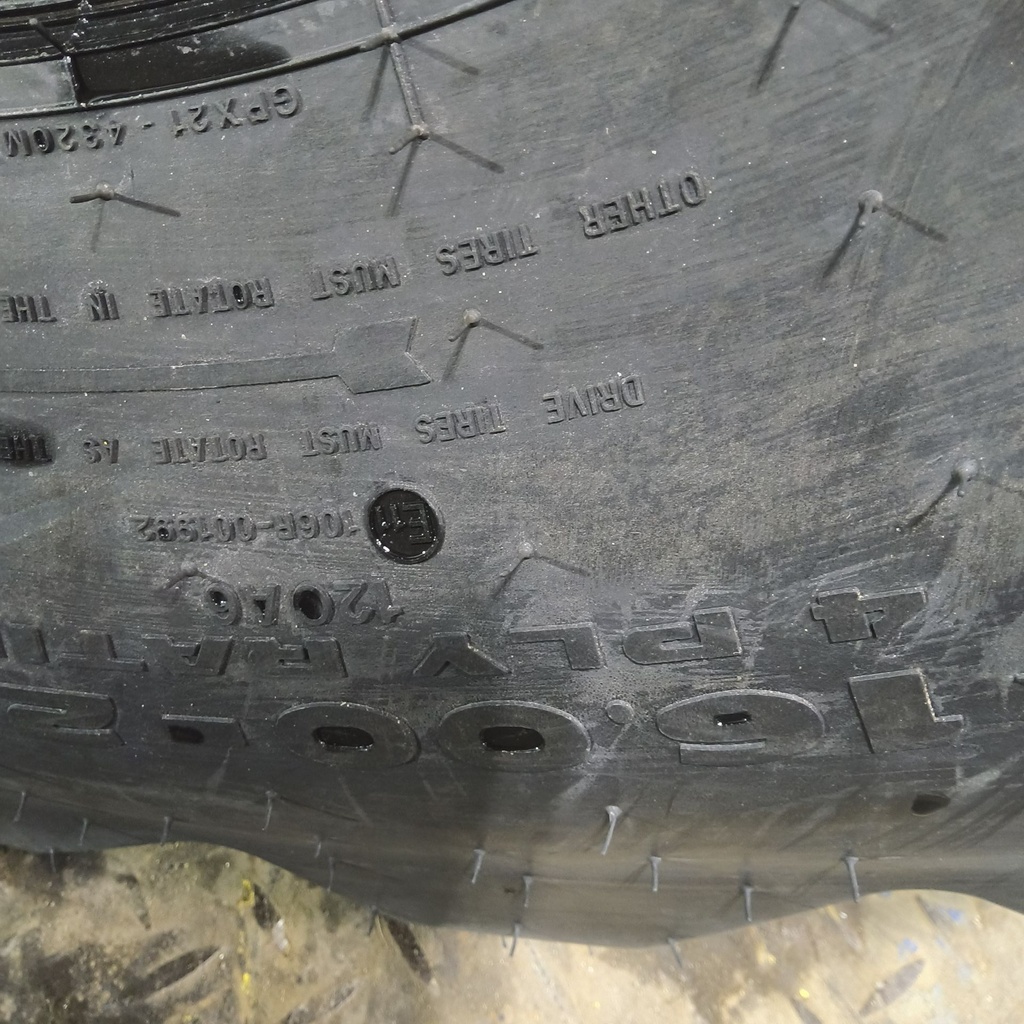 43x16.00-20 Galaxy Marathoner R-4 B (4 Ply), 99%