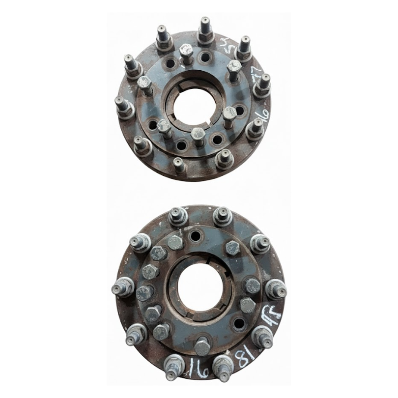 10-Hole Wedg-Lok Style, 4.31" (109.55mm) axle, Black