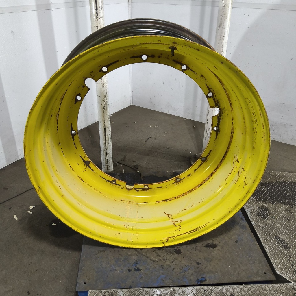 20"W x 42"D, John Deere Yellow 12-Hole Stub Disc , -3.25" Offset