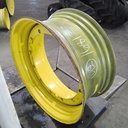 18"W x 42"D, John Deere Yellow 12-Hole Stub Disc , -3.25" Offset