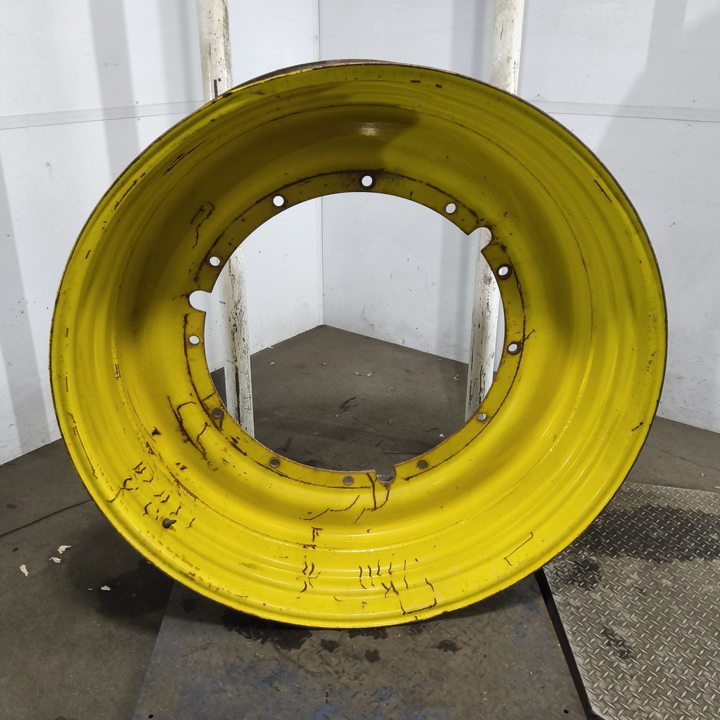 15"W x 50"D, John Deere Yellow 12-Hole Stub Disc , -3.12" Offset