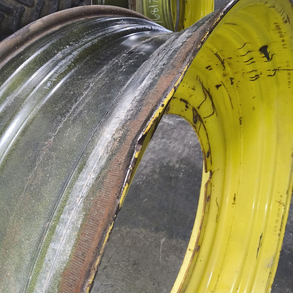 15"W x 50"D, John Deere Yellow 12-Hole Stub Disc , -3.12" Offset