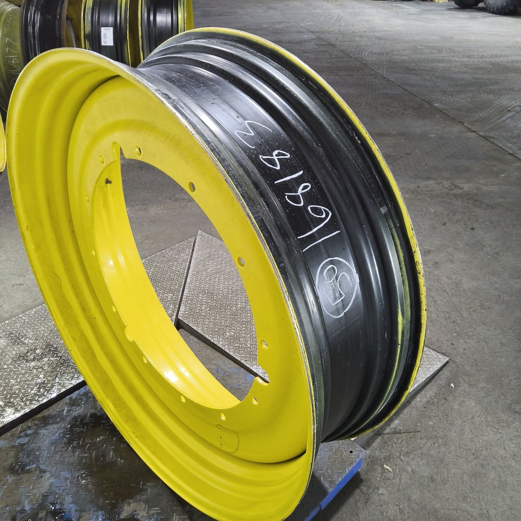 15"W x 50"D, John Deere Yellow 12-Hole Stub Disc , -3.12" Offset