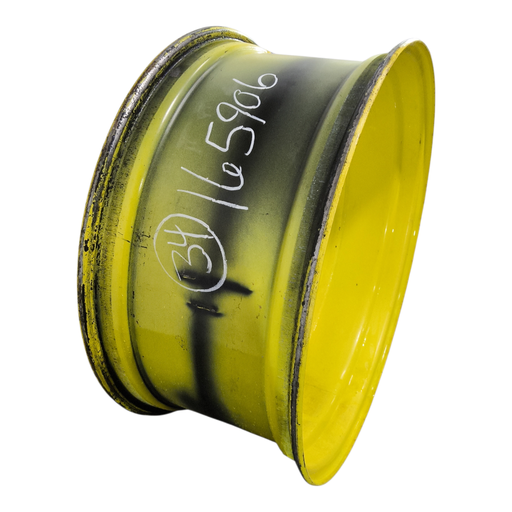 15"W x 34"D, John Deere Yellow 12-Hole Waffle Wheel (Groups of 3 bolts)