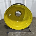 18"W x 42"D, John Deere Yellow 20-Hole Dolly Dual , -15.12" Offset