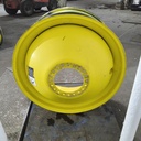 18"W x 42"D, John Deere Yellow 20-Hole Dolly Dual , -15.12" Offset