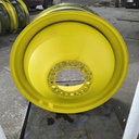 18"W x 42"D, John Deere Yellow 20-Hole Dolly Dual , -15.38" Offset