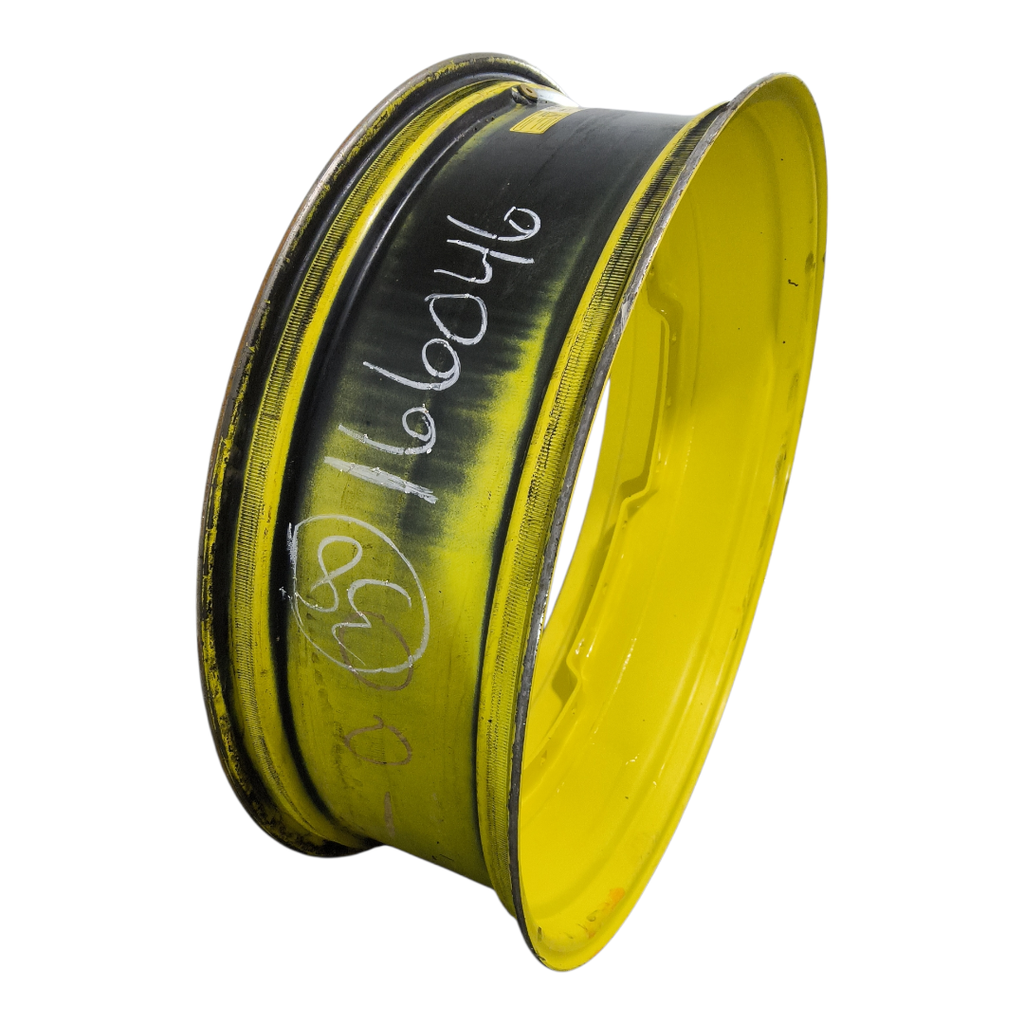 12"W x 38"D, John Deere Yellow 12-Hole Waffle Wheel (Groups of 3 bolts)