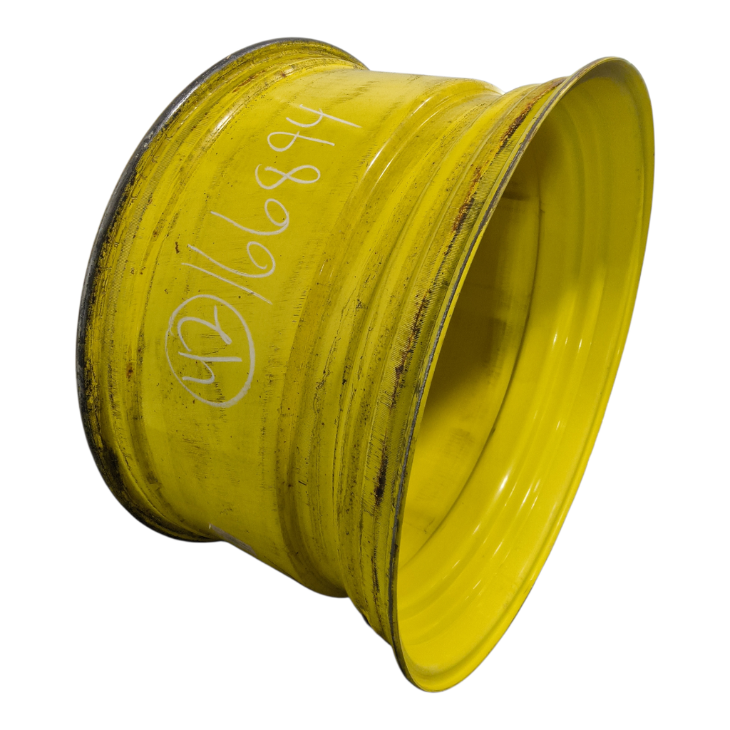 23"W x 42"D, John Deere Yellow 20-Hole Straddle Dual - Inside Main , -21.5" Offset