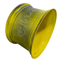 28"W x 46"D, John Deere Yellow 10-Hole Formed Plate , -13.88" Offset