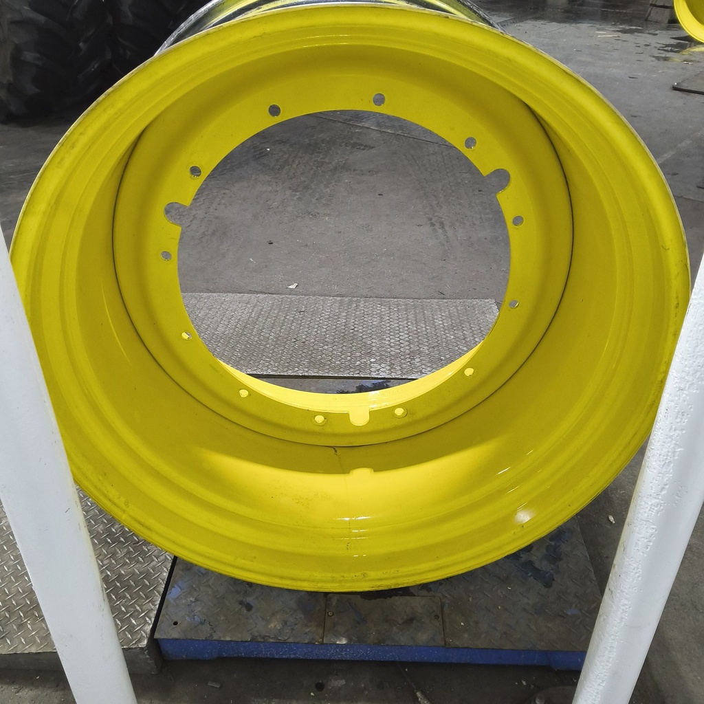 28"W x 46"D, John Deere Yellow 12-Hole Stub Disc , -0.5" Offset