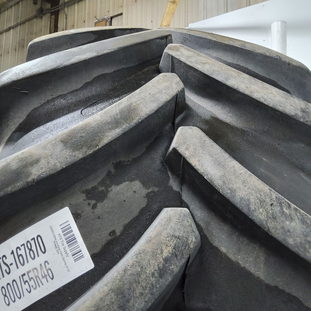 LSW800/55R46 Goodyear Farm Optitrac R-1W 178D 85%
