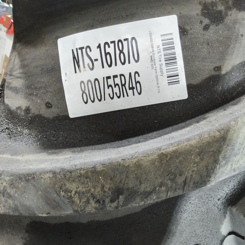 LSW800/55R46 Goodyear Farm Optitrac R-1W 178D 85%
