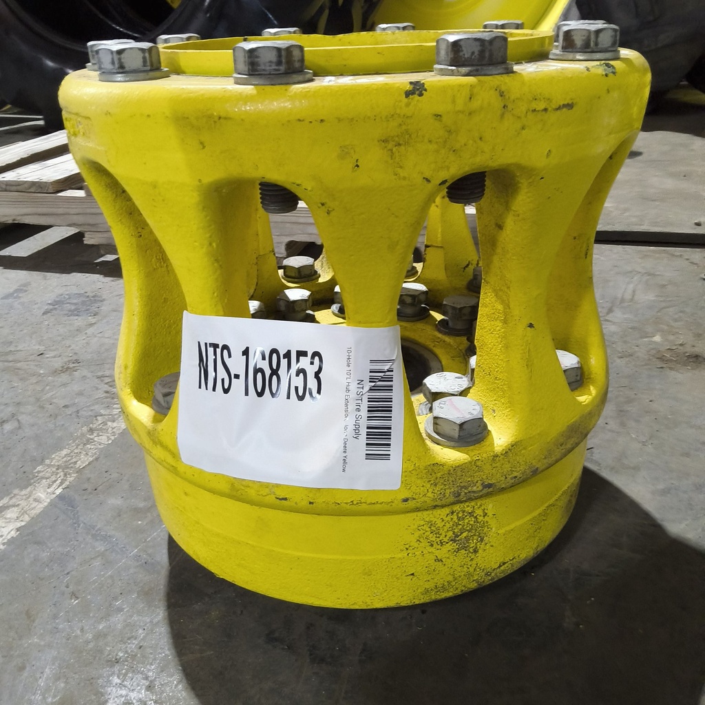 10-Hole 10"L Hub Extension, John Deere Yellow