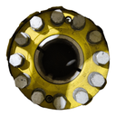 10-Hole Wedg-Lok OE Style, 4.72" (120.02mm) axle, John Deere Yellow