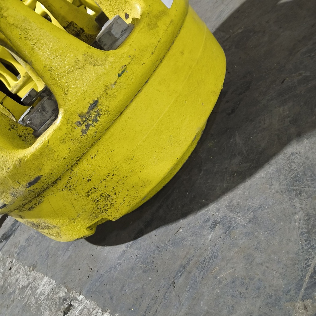 10-Hole Wedg-Lok OE Style, 4.72" (120.02mm) axle, John Deere Yellow