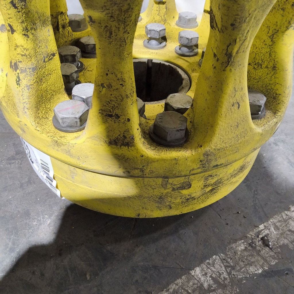 10-Hole Wedg-Lok OE Style, 4.72" (120.02mm) axle, John Deere Yellow