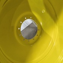 25"W x 46"D, John Deere Yellow 12-Hole Formed Plate Sprayer , -6.75" Offset