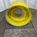 15"W x 28"D, John Deere Yellow 8-Hole Waffle Wheel (Groups of 2 Bolts)