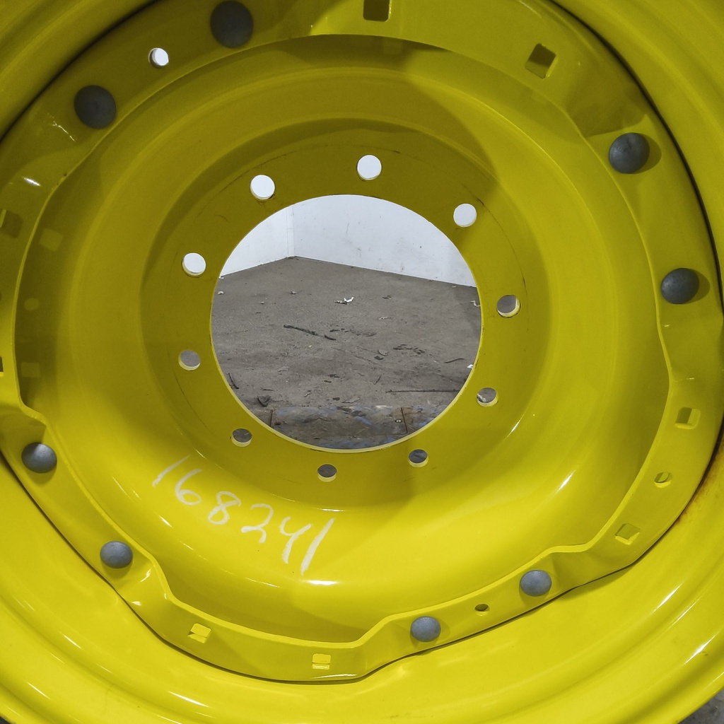 10-Hole Waffle Disc (Groups of 2 Bolts) Center for 28"-30" Rim, John Deere Yellow
