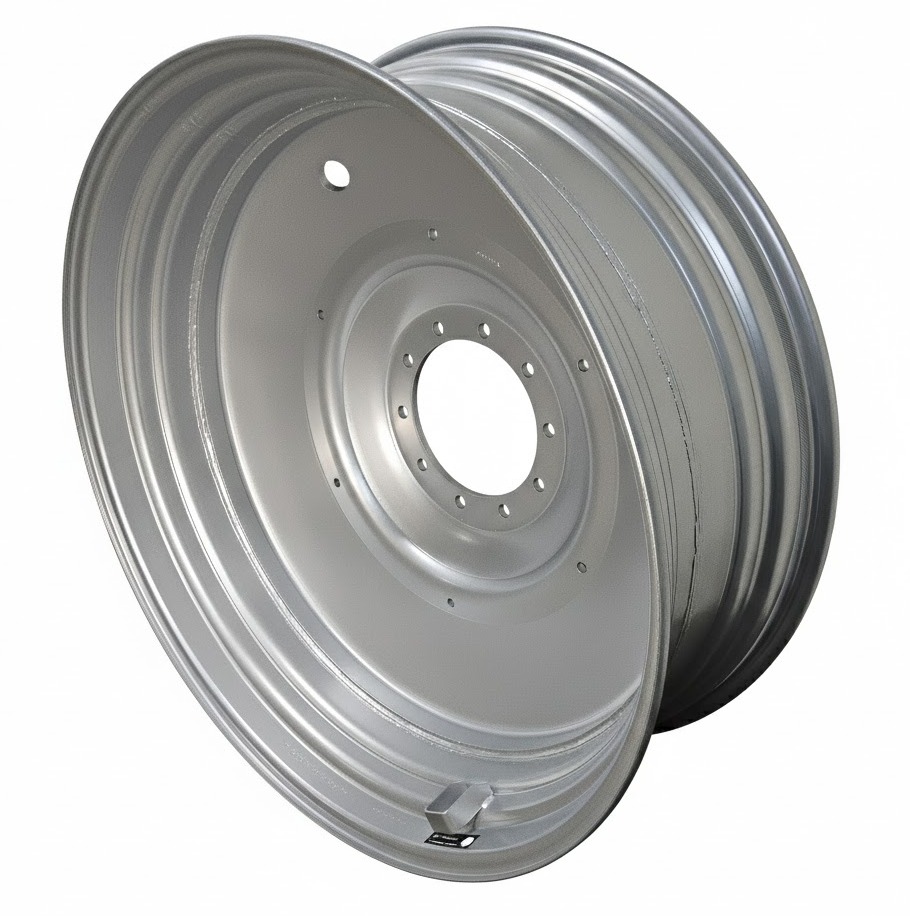 16"W x 46"D, Case IH Silver Mist 10-Hole Formed Plate , -7.38" Offset