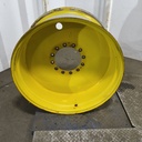 18"W x 38"D, John Deere Yellow 12-Hole Formed Plate Sprayer , -3.38" Offset