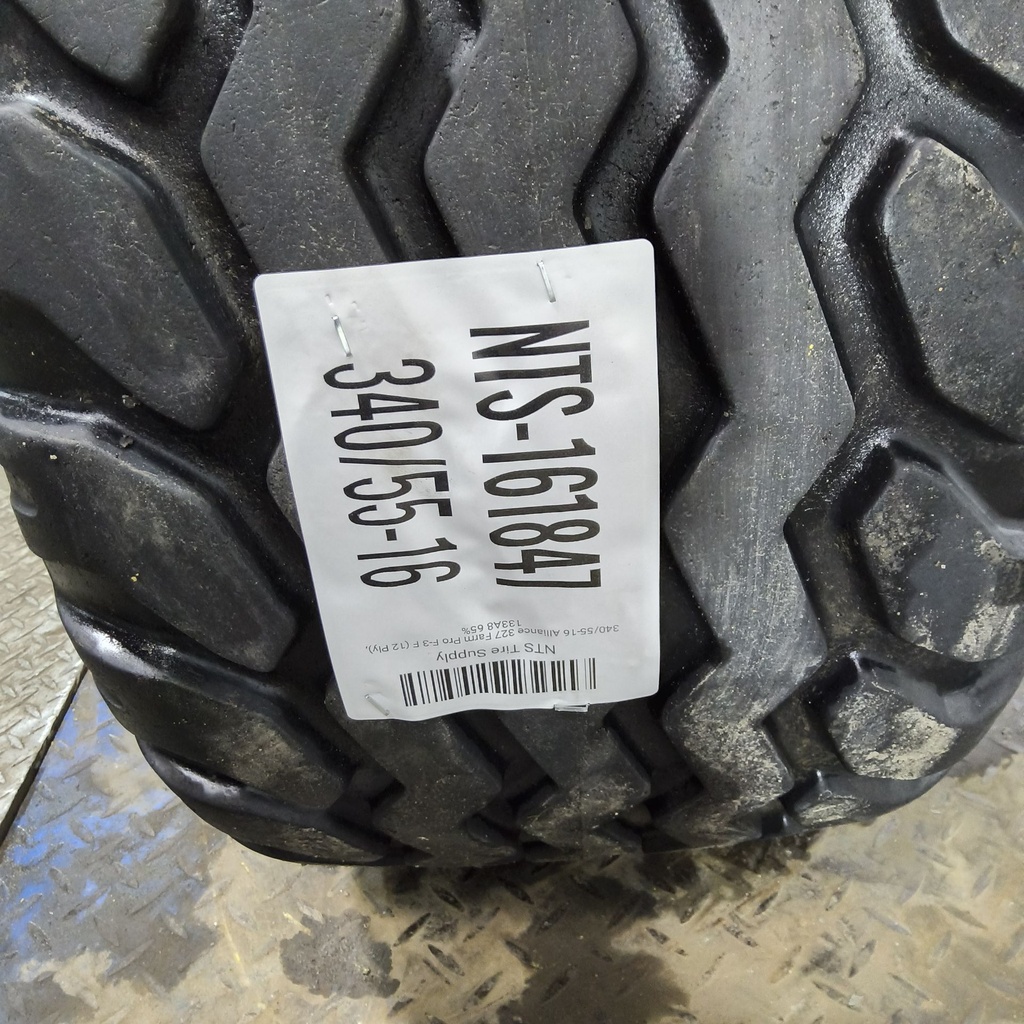 340/55-16 Alliance 327 Farm Pro F-3 F (12 Ply), 133A8 65%