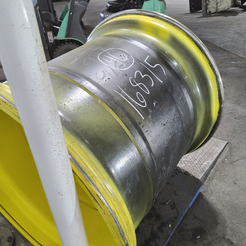 44"W x 46"D, John Deere Yellow 20-Hole Formed Plate , 1.12" Offset