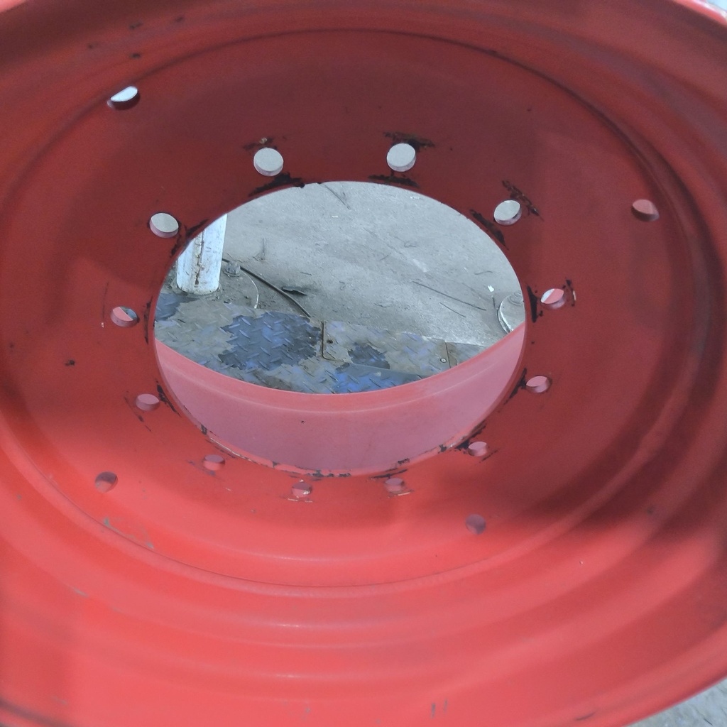 23"W x 30"D, Fendt/Agco Red 12-Hole Formed Plate , -2.75" Offset