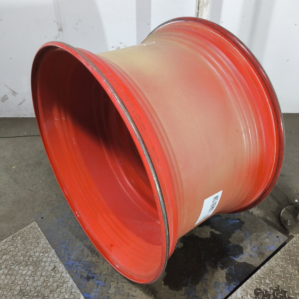 23"W x 38"D, Fendt/Agco Red 10-Hole Formed Plate , -3.62" Offset